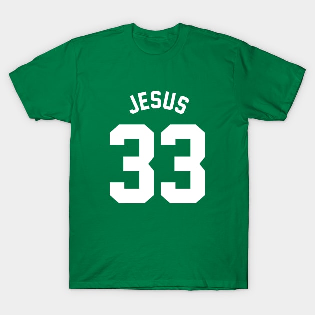 Jesus 33 T-Shirt by BodinStreet